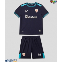 Otroški Nogometni dresi Athletic Bilbao Gostujoči 2025-26 Kratek Rokav (+ Kratke hlače)